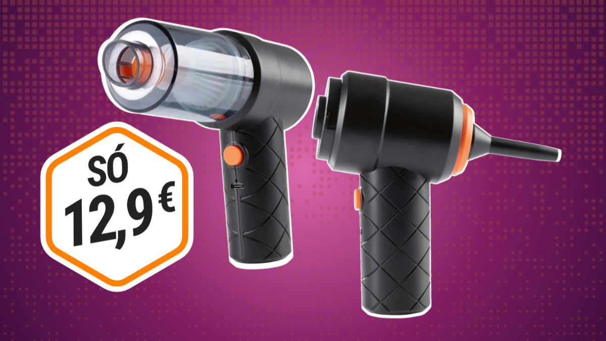 Aspirador 2‑em‑1 sem fios por apenas 12,99 € no Lidl – oferta válida até 8 de novembro