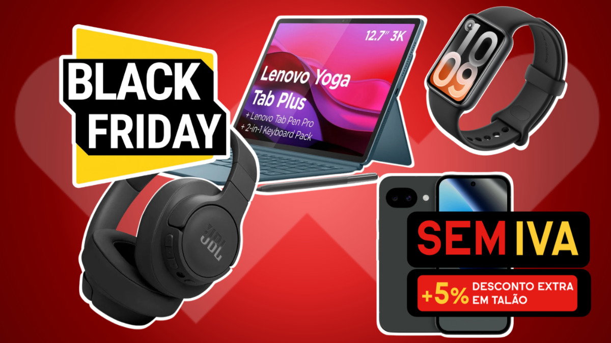 Black Friday antecipada na Worten: IVA a 0% e descontos até 46% em tecnologia